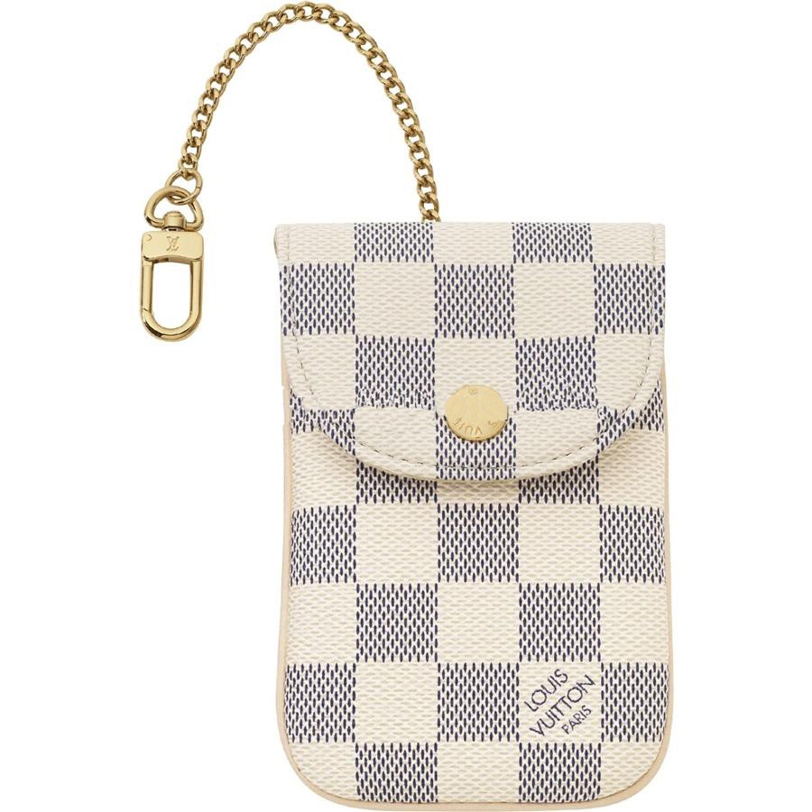 Fake Louis Vuitton Mobile Phone Case MM Damier Azur Canvas N60026 Online